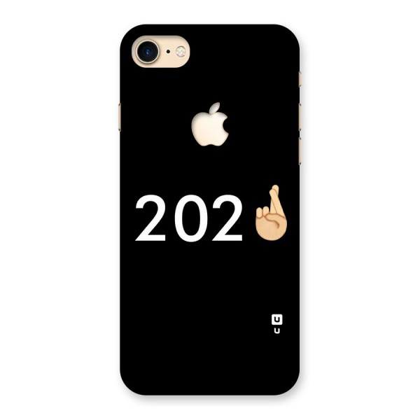 2021 Fingers Crossed Back Case for iPhone 7 Apple Cut