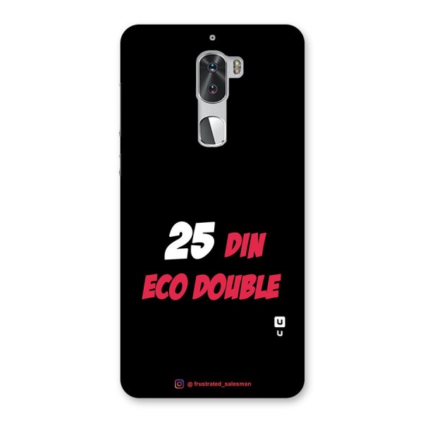 25 Din Eco Double Black Back Case for Coolpad Cool 1