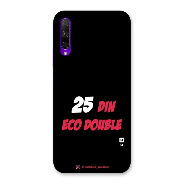 25 Din Eco Double Black Back Case for Honor 9X Pro