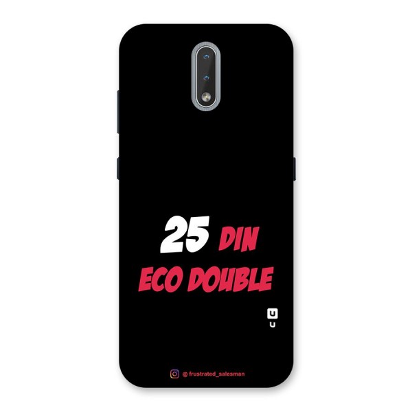 25 Din Eco Double Black Back Case for Nokia 2.3