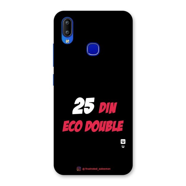 25 Din Eco Double Black Back Case for Vivo Y91