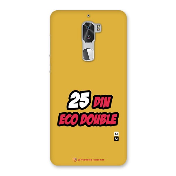 25 Din Eco Double Mustard Yellow Back Case for Coolpad Cool 1