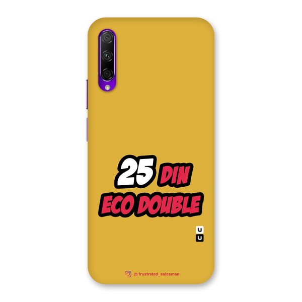 25 Din Eco Double Mustard Yellow Back Case for Honor 9X Pro