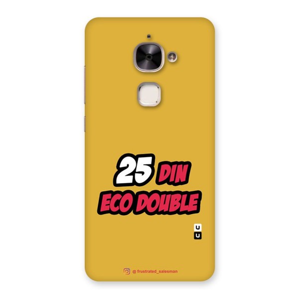 25 Din Eco Double Mustard Yellow Back Case for Le 2