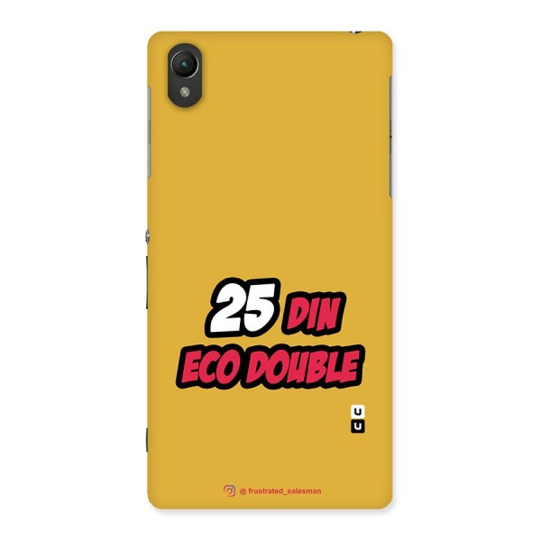 25 Din Eco Double Mustard Yellow Back Case for Sony Xperia Z2
