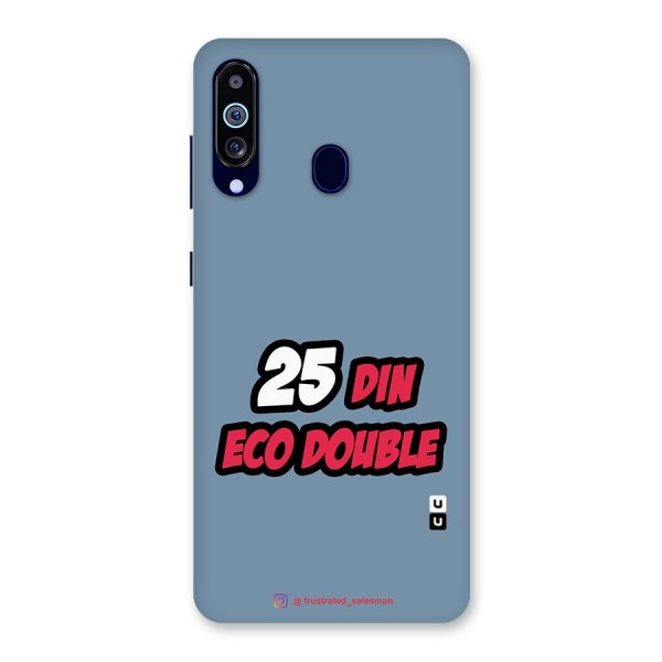 25 Din Eco Double SteelBlue Back Case for Galaxy A60