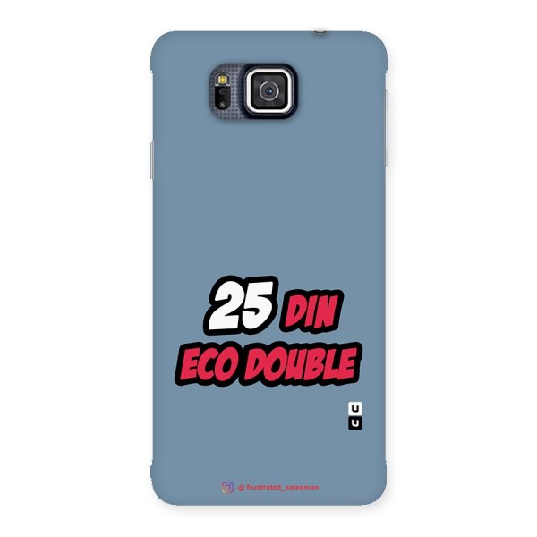 25 Din Eco Double SteelBlue Back Case for Galaxy Alpha