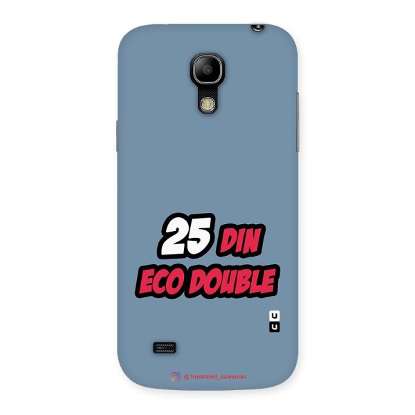 25 Din Eco Double SteelBlue Back Case for Galaxy S4 Mini