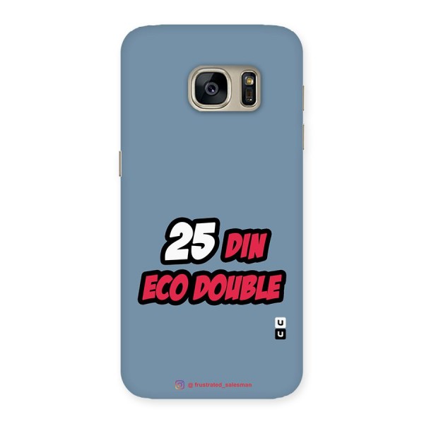 25 Din Eco Double SteelBlue Back Case for Galaxy S7