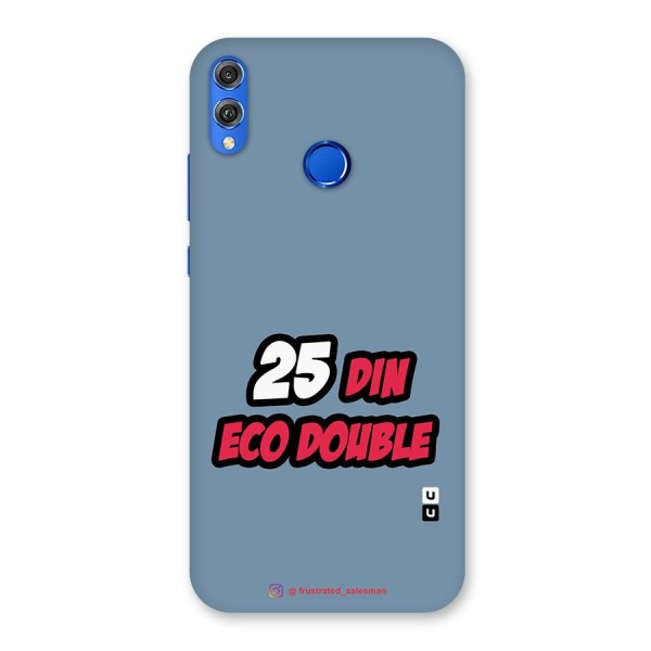 25 Din Eco Double SteelBlue Back Case for Honor 8X