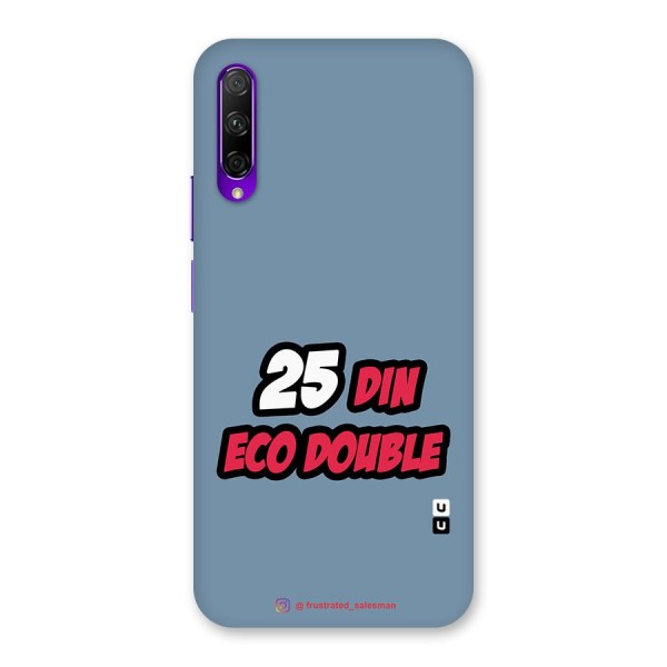 25 Din Eco Double SteelBlue Back Case for Honor 9X Pro