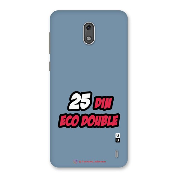 25 Din Eco Double SteelBlue Back Case for Nokia 2