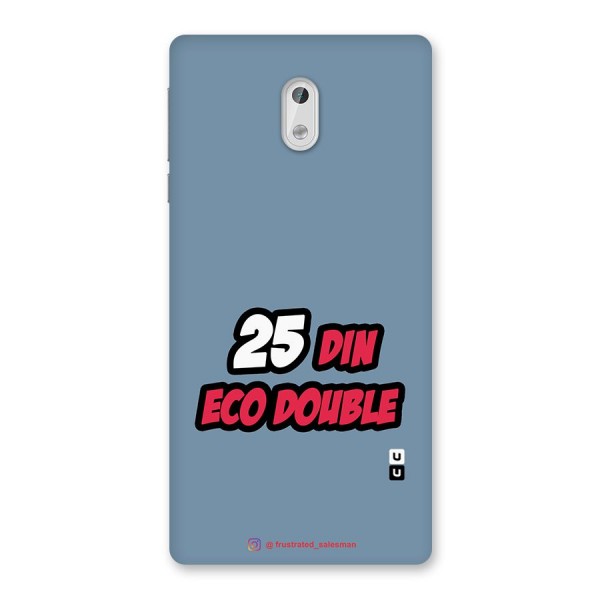 25 Din Eco Double SteelBlue Back Case for Nokia 3