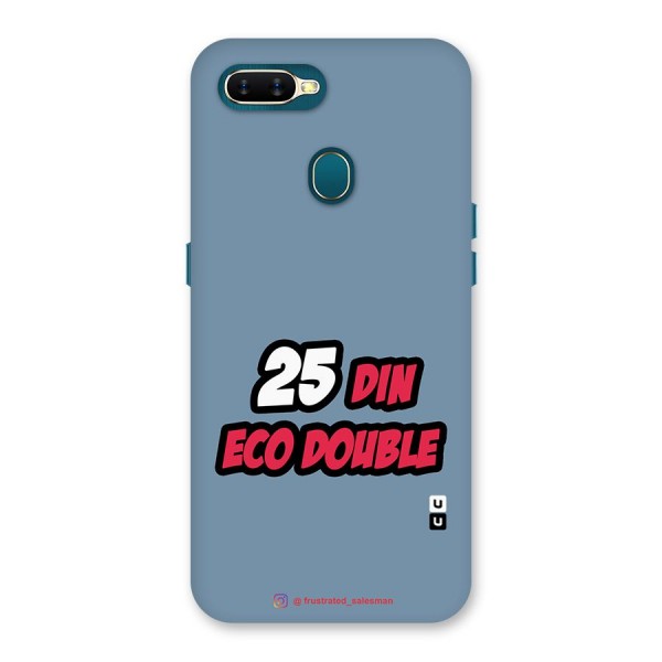 25 Din Eco Double SteelBlue Back Case for Oppo A11k