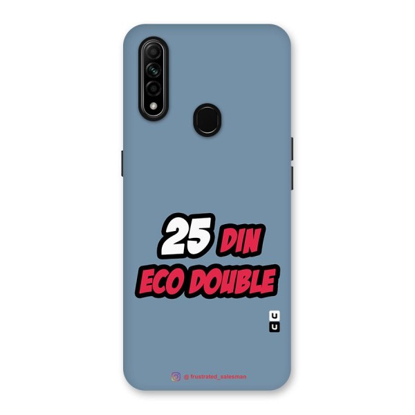 25 Din Eco Double SteelBlue Back Case for Oppo A31