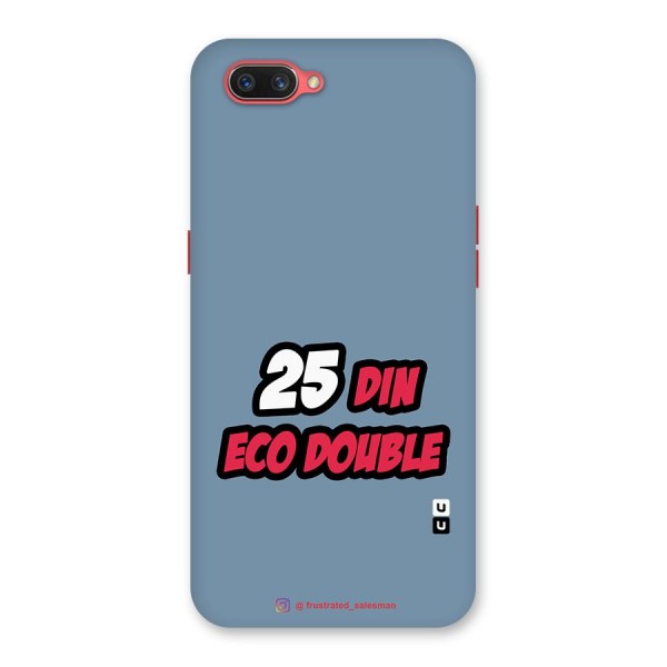 25 Din Eco Double SteelBlue Back Case for Oppo A3s