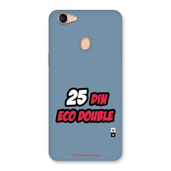 25 Din Eco Double SteelBlue Back Case for Oppo F5