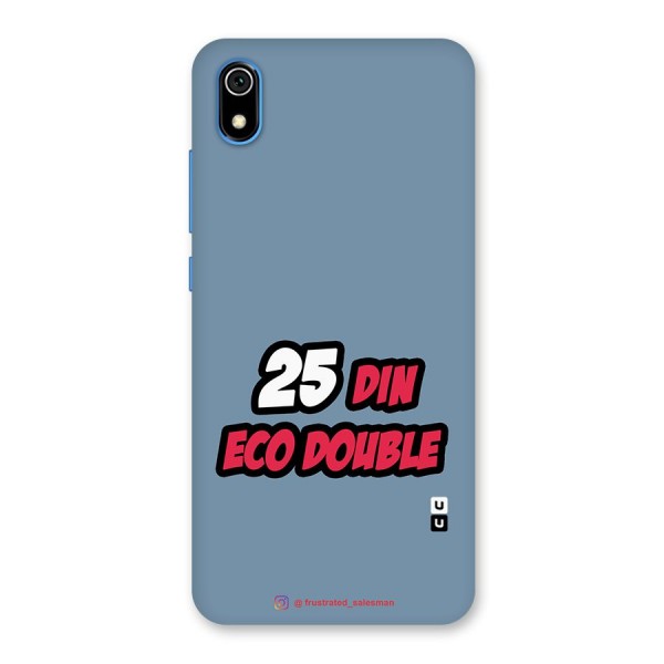 25 Din Eco Double SteelBlue Back Case for Redmi 7A