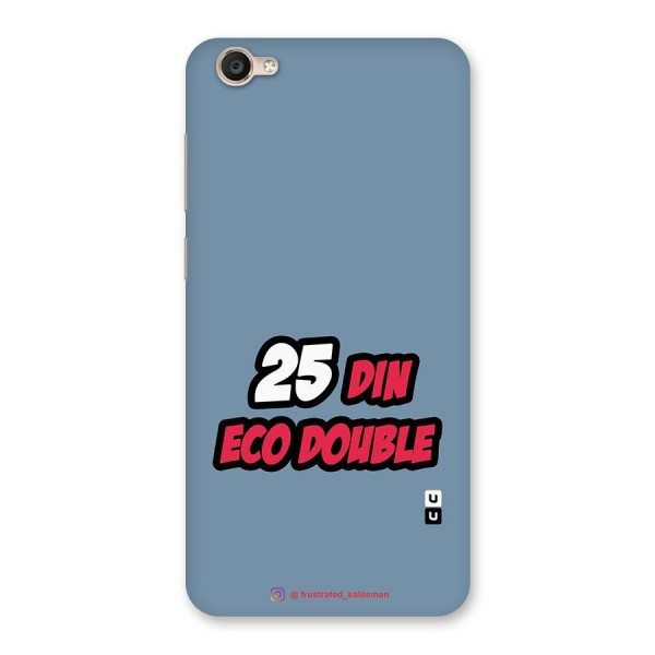 25 Din Eco Double SteelBlue Back Case for Vivo Y55s