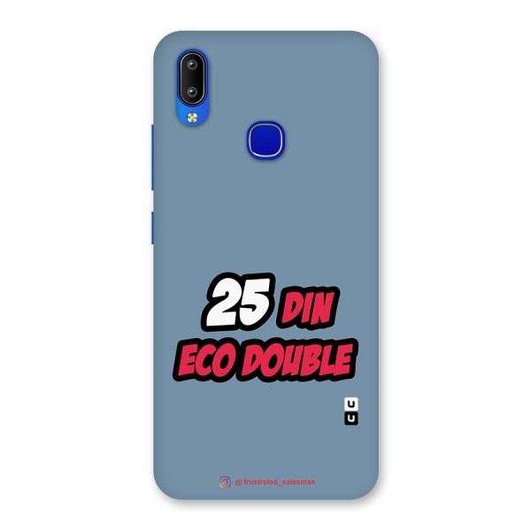 25 Din Eco Double SteelBlue Back Case for Vivo Y91