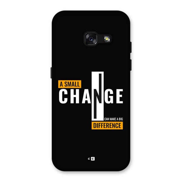 A Small Change Back Case for Galaxy A3 (2017)