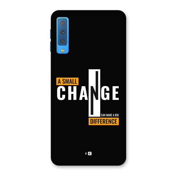 A Small Change Back Case for Galaxy A7 (2018)