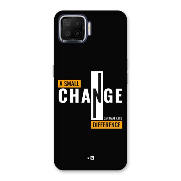 A Small Change Back Case for Oppo F17