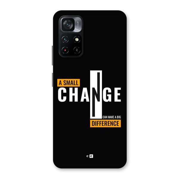 A Small Change Back Case for Poco M4 Pro 5G