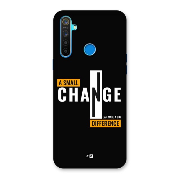 A Small Change Back Case for Realme 5s