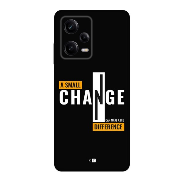 A Small Change Back Case for Redmi Note 12 Pro