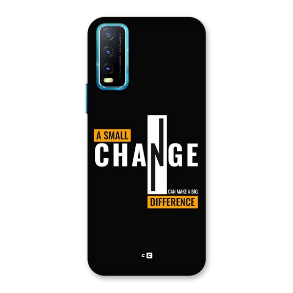 A Small Change Back Case for Vivo Y12s