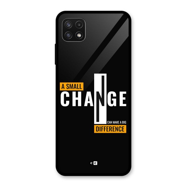 A Small Change Glass Back Case for Galaxy A22 5G