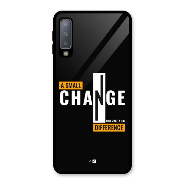 A Small Change Glass Back Case for Galaxy A7 (2018)