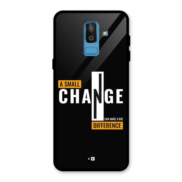 A Small Change Glass Back Case for Galaxy J8