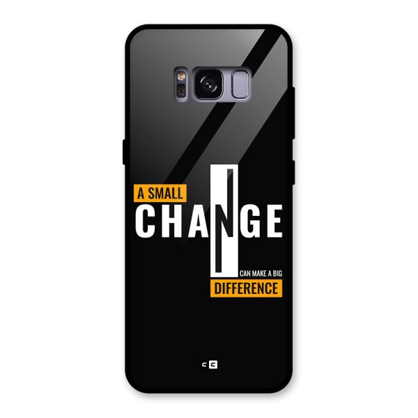 A Small Change Glass Back Case for Galaxy S8