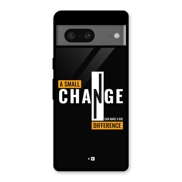 A Small Change Glass Back Case for Google Pixel 7