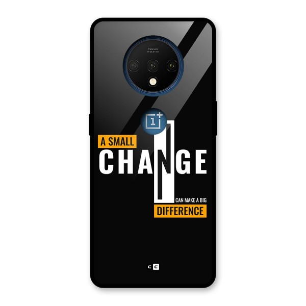 A Small Change Glass Back Case for OnePlus 7T