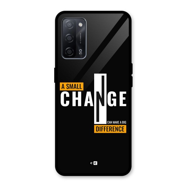 A Small Change Glass Back Case for Oppo A53s 5G