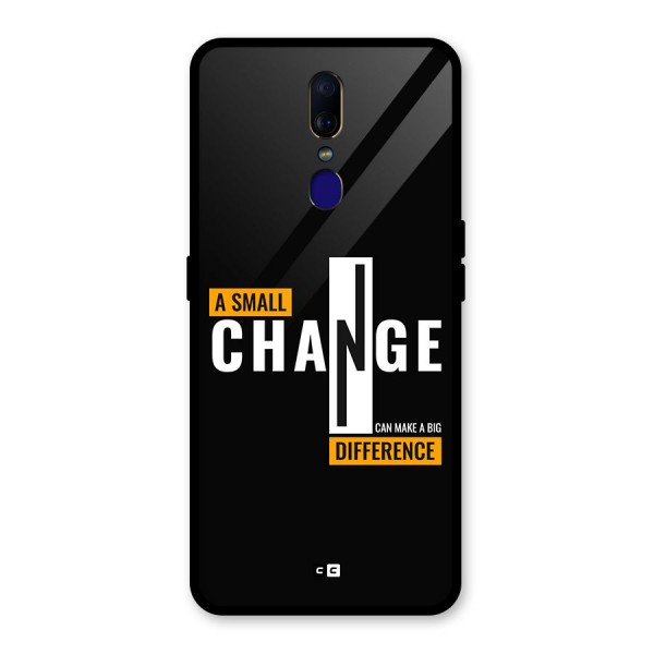 A Small Change Glass Back Case for Oppo F11