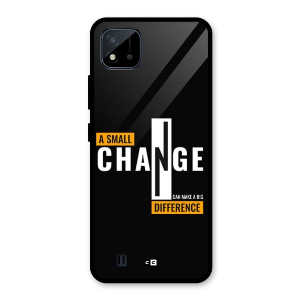 A Small Change Glass Back Case for Realme C11 2021