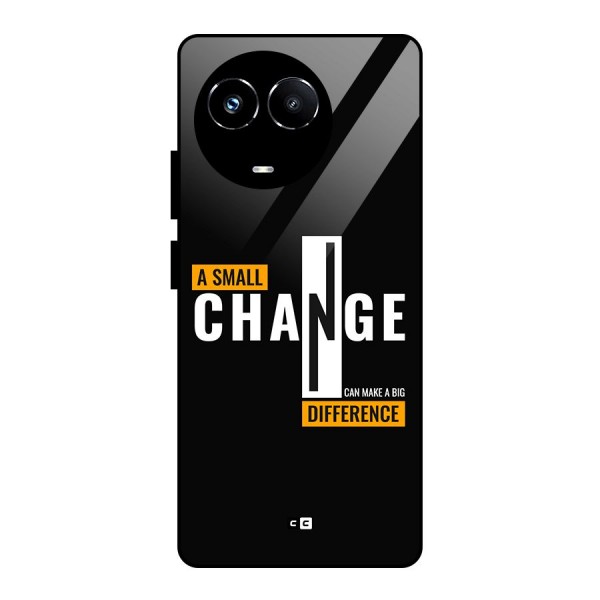 A Small Change Glass Back Case for Realme Narzo 60X