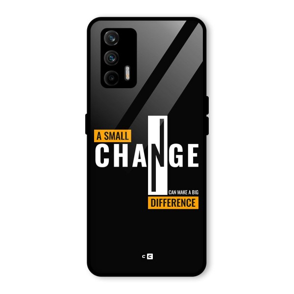 A Small Change Glass Back Case for Realme X7 Max