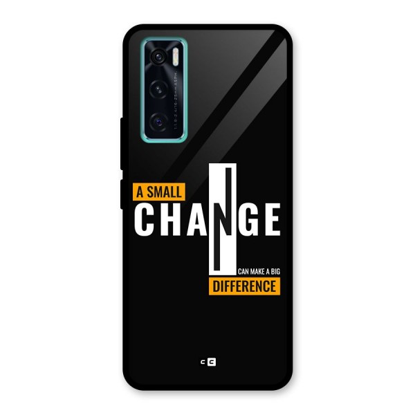 A Small Change Glass Back Case for Vivo V20 SE