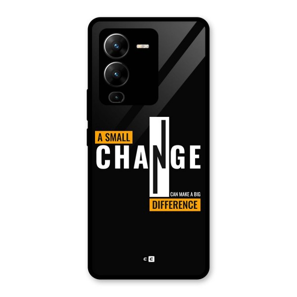 A Small Change Glass Back Case for Vivo V25 Pro