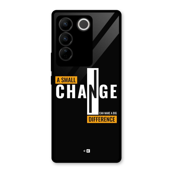 A Small Change Glass Back Case for Vivo V27 Pro