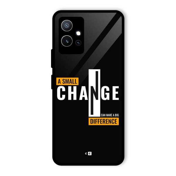 A Small Change Glass Back Case for Vivo iQOO Z6