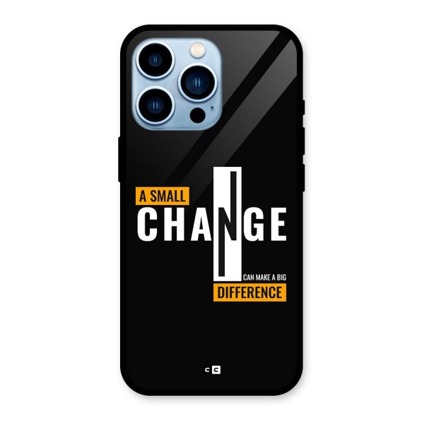 A Small Change Glass Back Case for iPhone 13 Pro