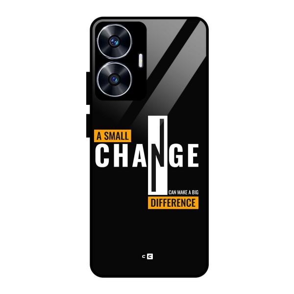 A Small Change Glass Back Case for realme C55