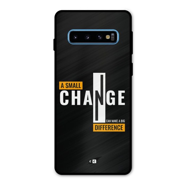 A Small Change Metal Back Case for Galaxy S10