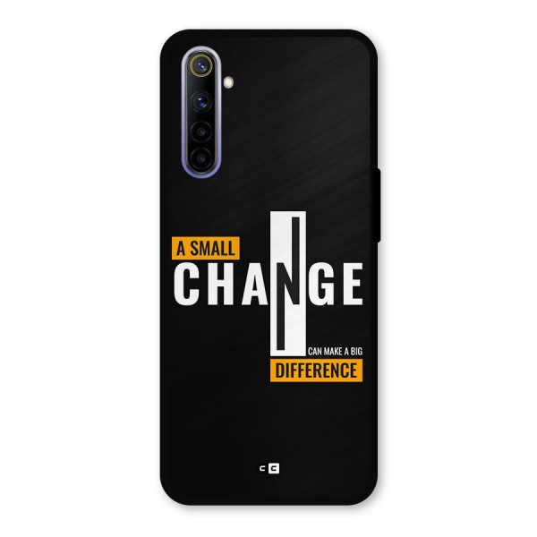 A Small Change Metal Back Case for Realme 6